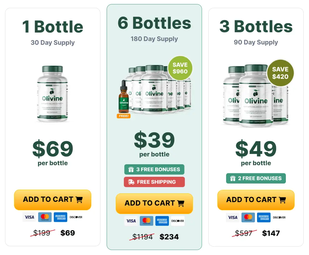 Olivine Pricing